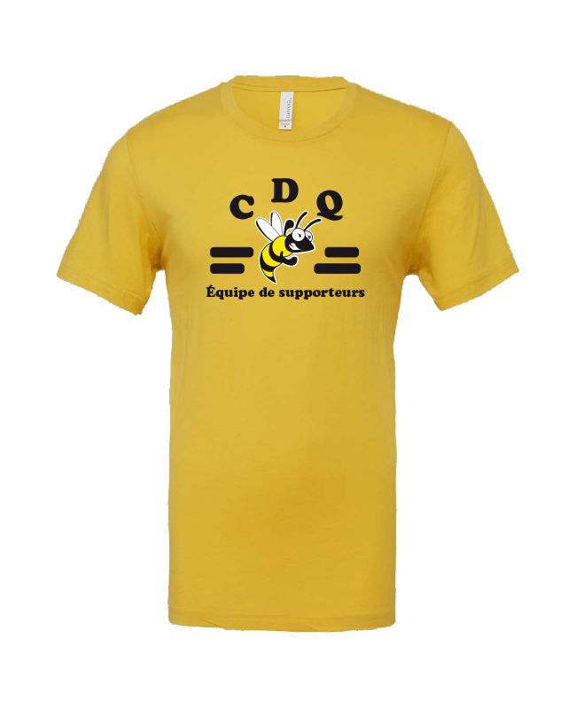 JDQ CENTRE-DU-QUÉBEC - 3001 T-shirt jersey unisexe - SE. S15600 (AV)
